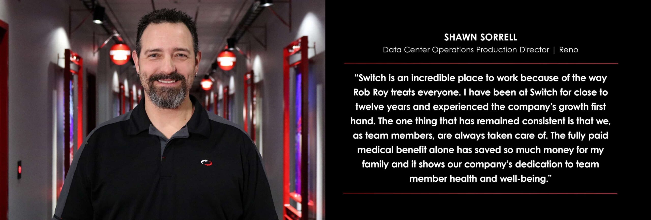 Shawn Sorrell | Data Center Operations Production Director Shawn Sorrell | Data Center Operations Production Director Testimonial
