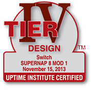 Supernap 8 Tier 4 Design Certification