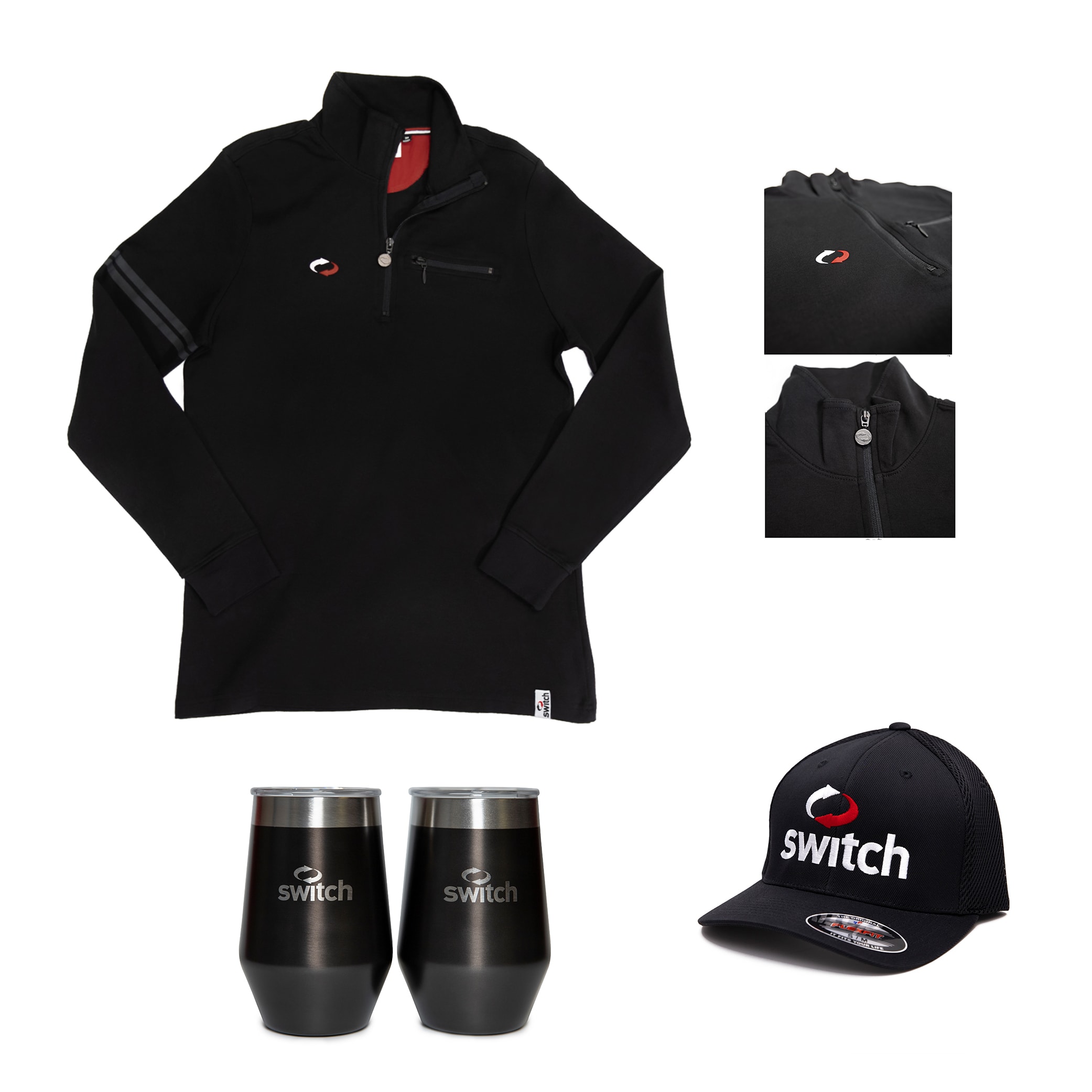 Switch Rugby Shirt, Tumbler Set and Karma Cadet Hat